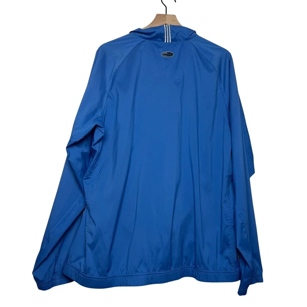Adidas Indianapolis‎ Colts Pullover Windbreaker Jacket Quarter Zip Blue L/G